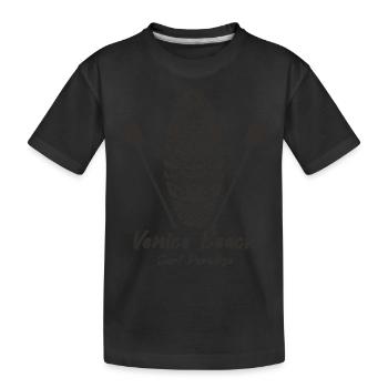 Surfing California Venice Beach Holiday Beach Surf - Kids' Premium Organic T-Shirt - black - Front