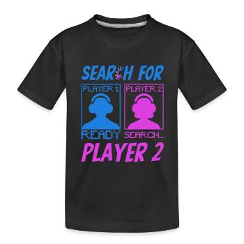 Gamer Boy Gaming Girl Jeux multijoueurs - T-shirt bio Premium Enfant - noir - Devant