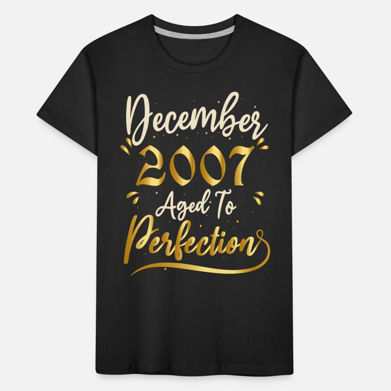 Dezember 2007 Dezember Jubiläum Dezember 2007 Kinder Premium Bio T-Shirt