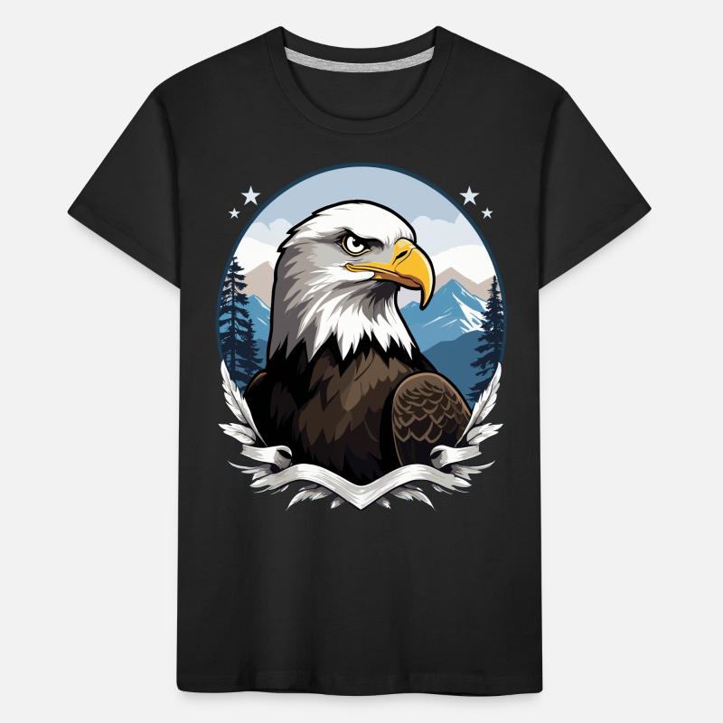 Bald eagle Kids' Premium Organic T-Shirt