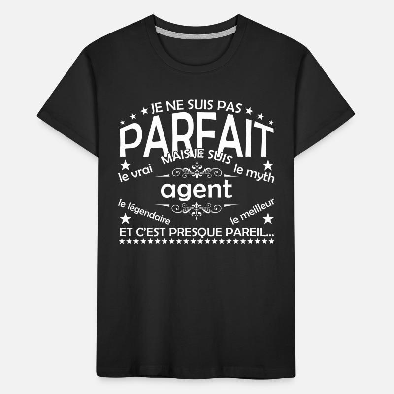 Agent, der einzige Agent, der echte Agent Kinder Premium Bio T-Shirt