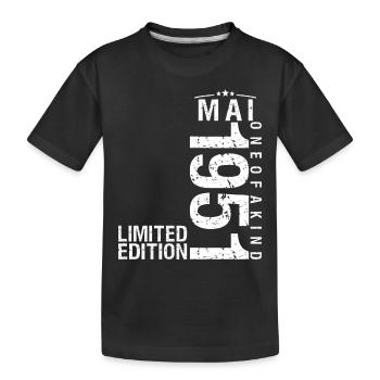 Anniversaire Mai 1951 Mai né en Mai - T-shirt bio Premium Enfant - noir - Devant