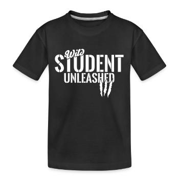 Wilder Student entfesselt - T-shirt bio Premium Enfant - noir - Devant