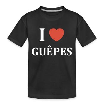 i love guêpes - T-shirt bio Premium Enfant - noir - Devant