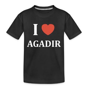 I LOVE Agadir - T-shirt bio Premium Enfant - noir - Devant