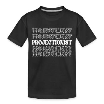 Filmvorführer Filmbetreiber Filmbetreiber Film - Kinder Premium Bio T-Shirt - Schwarz - Vorne