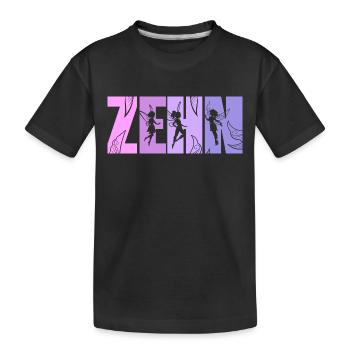 Feen 10. Geburtstag Mädchen 10 Jahre Kleine Fee - Kinder Premium Bio T-Shirt - Schwarz - Vorne
