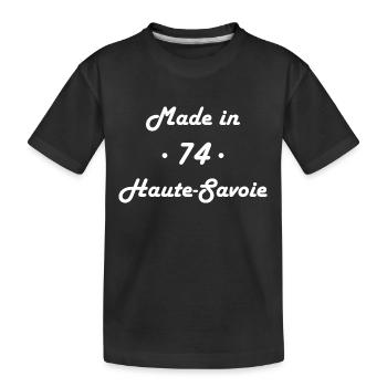 Made in Haute Savoie - T-shirt bio Premium Enfant - noir - Devant