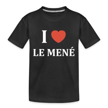 i love Le Mené - T-shirt bio Premium Enfant - noir - Devant