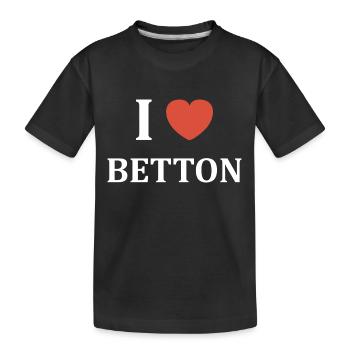 i love betton - T-shirt bio Premium Enfant - noir - Devant