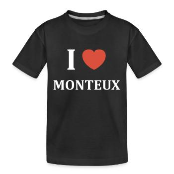 i love Monteux - T-shirt bio Premium Enfant - noir - Devant