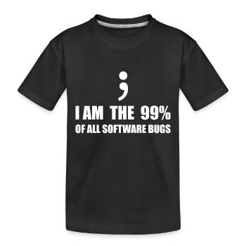 Programmeur Computer Scientist - T-shirt bio Premium Enfant - noir - Devant