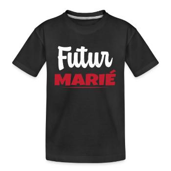 Homme Futur Marié Cadeau Humour EVG - T-shirt bio Premium Enfant - noir - Devant