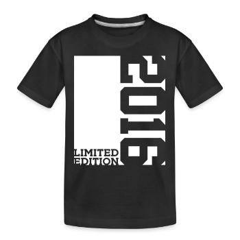 10TH ANNIVERSARY LIMITED EDITION 2016 - Kids' Premium Organic T-Shirt - black - Front