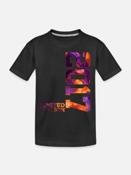 LIMITED EDITION 2017 9 YEARS 9TH BIRTHDAY - Kids' Premium Organic T-Shirt - black