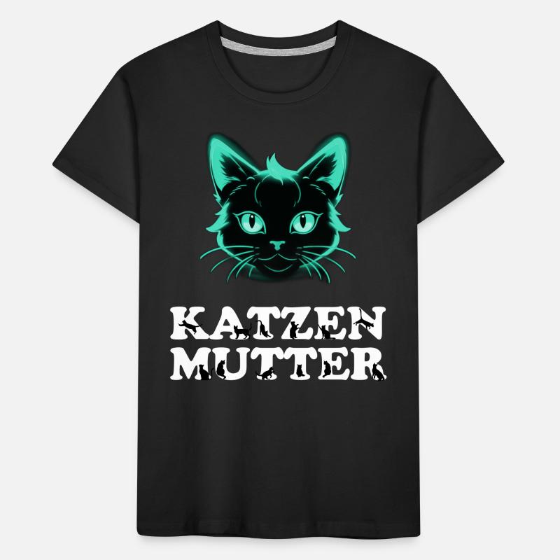 Katzenmutter Design Kinder Premium Bio T-Shirt