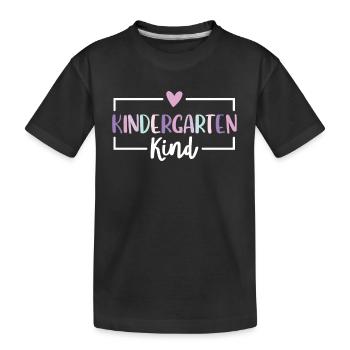 I'm now a kindergarten child 2024 - Kids' Premium Organic T-Shirt - black - Front