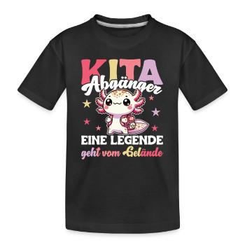 Diplômé de la garderie : 2024 une légende quitte le site - T-shirt bio Premium Enfant - noir - Devant