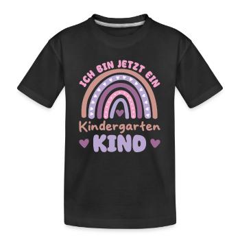 I'm now a kindergarten child 2024 - Kids' Premium Organic T-Shirt - black - Front