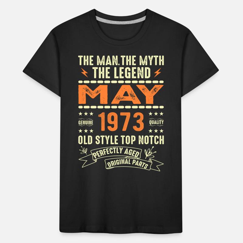 Geburtstag Mai 1973 - May 1973 Kinder Premium Bio T-Shirt