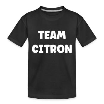 team Citron - T-shirt bio Premium Enfant - noir - Devant