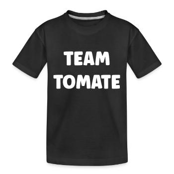 Team Tomate - T-shirt bio Premium Enfant - noir - Devant