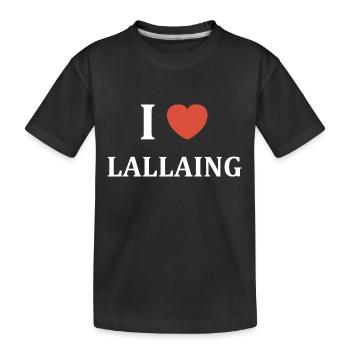 i love Lallaing - T-shirt bio Premium Enfant - noir - Devant