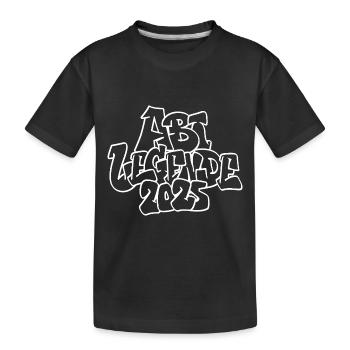 Abitur Legende 2025 Abschluß Geschenk Abiturient - Kinder Premium Bio T-Shirt - Schwarz - Vorne