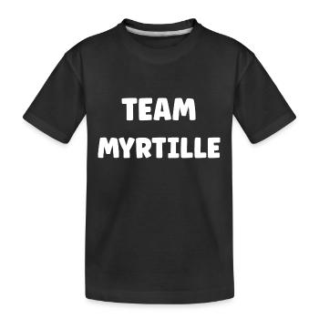 Team Myrtille - T-shirt bio Premium Enfant - noir - Devant