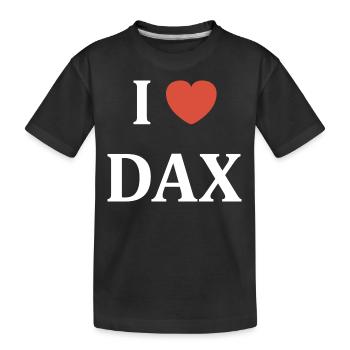 i love Dax - T-shirt bio Premium Enfant - noir - Devant