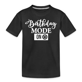 Mode Anniversaire sur Mode Anniversaire sur - T-shirt bio Premium Enfant - noir - Devant