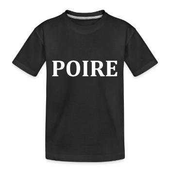 Poire - T-shirt bio Premium Enfant - noir - Devant