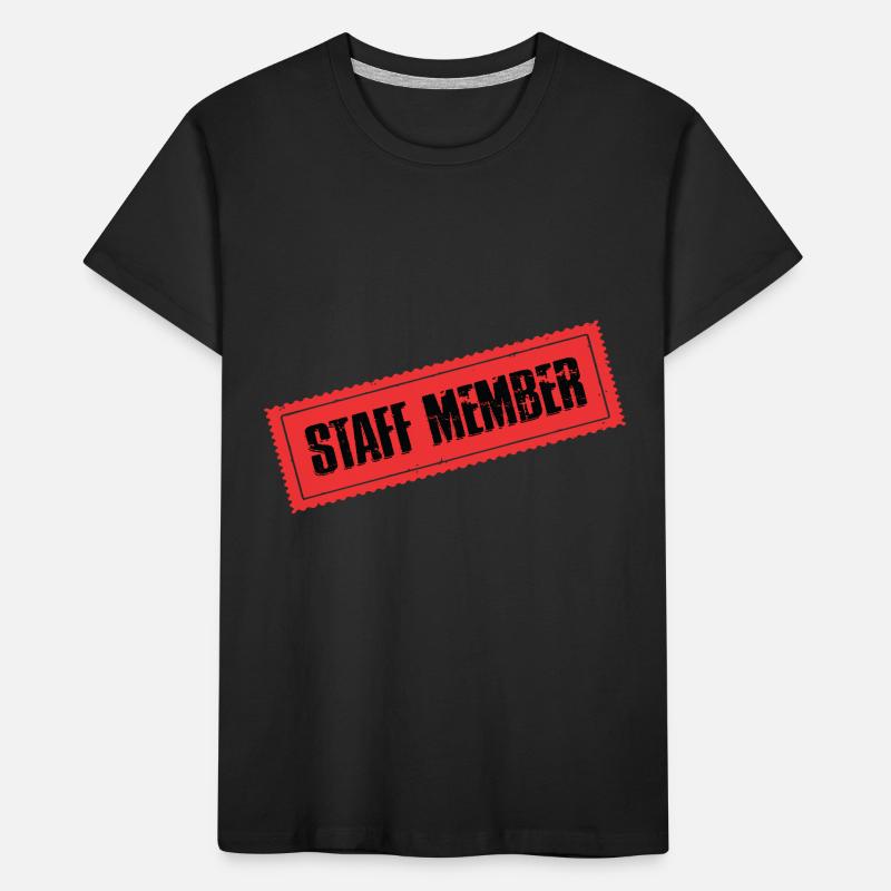 Staff Member Kids' Premium Organic T-Shirt