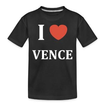 i love Vence - T-shirt bio Premium Enfant - noir - Devant