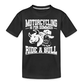 Rodeo Clown - Kinder Premium Bio T-Shirt - Schwarz - Vorne