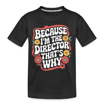 Filmemacher Filmregisseur Kameramann Film - Kinder Premium Bio T-Shirt - Schwarz - Vorne