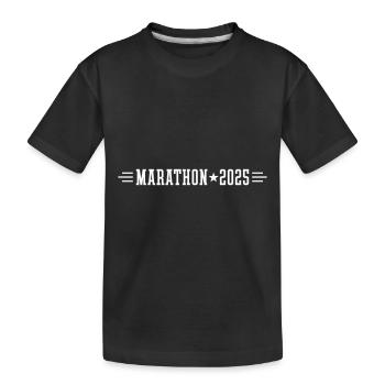 Marathon 2025 - T-shirt bio Premium Enfant - noir - Devant
