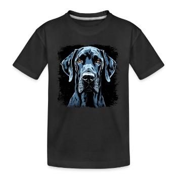 Dogue allemand - T-shirt bio Premium Enfant - noir - Devant
