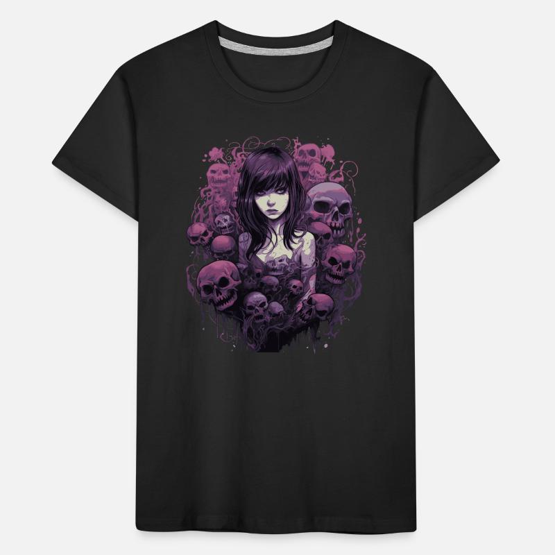 Emo HorrorFille T-shirt bio Premium Enfant