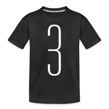 3 - T-shirt bio Premium Enfant - noir - Devant