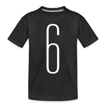 6 - T-shirt bio Premium Enfant - noir - Devant