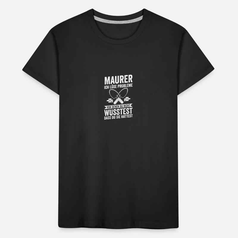Master Bricklayer Journeyman Bricklayer Kids' Premium Organic T-Shirt