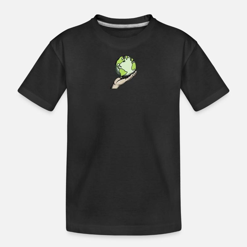 Protégeons notre planète - T-shirt bio Premium Enfant - noir