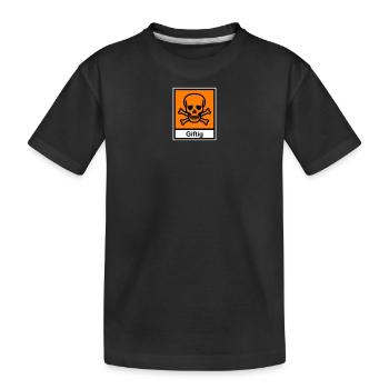 Poisonous - Kids' Premium Organic T-Shirt - black - Front