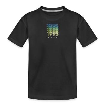 Original 1995 Anneaux dégradés - T-shirt bio Premium Enfant - noir - Devant