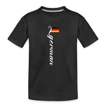 Allemagne - T-shirt bio Premium Enfant - noir - Devant