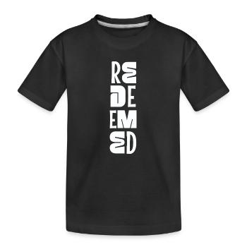 Be Still And Know Psalm 46:10 Christlicher Glaube - Kinder Premium Bio T-Shirt - Schwarz - Vorne