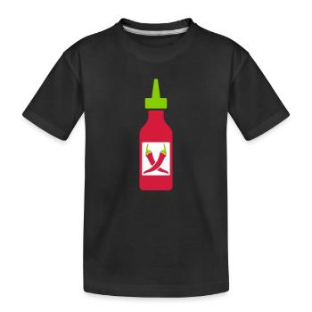 Chili - Kinder Premium Bio T-Shirt - Schwarz - Vorne