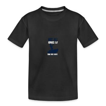 Angler Angelhaken Angelrute Sportfischer - Kinder Premium Bio T-Shirt - Schwarz - Vorne