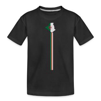Algerien - Kinder Premium Bio T-Shirt - Schwarz - Vorne